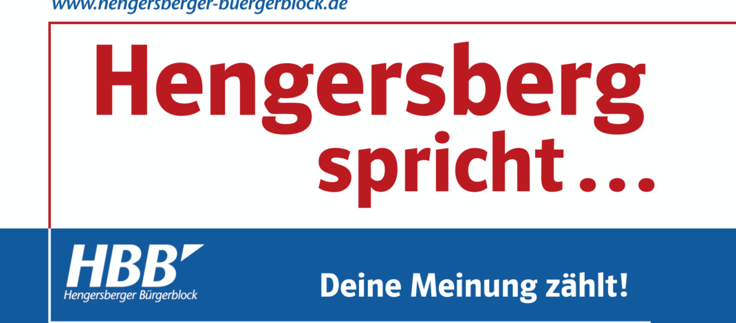 Hengersberg spricht…! Jetzt mitmachen!